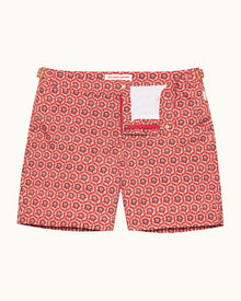 Bulldog Firestone Roseate Print Mid-Length Swim Shorts | Firestone