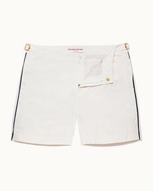 Bulldog Sea Mist Tape Insert Mid-Length Swim Shorts | Sea Mist