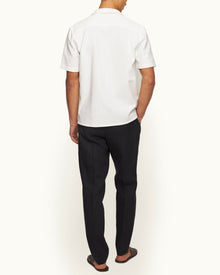 Men | Carsyn Linen Trouser | Night Iris