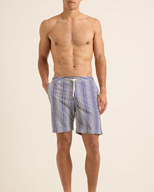Men | Dane Drawcord Boardshort | Blue/White