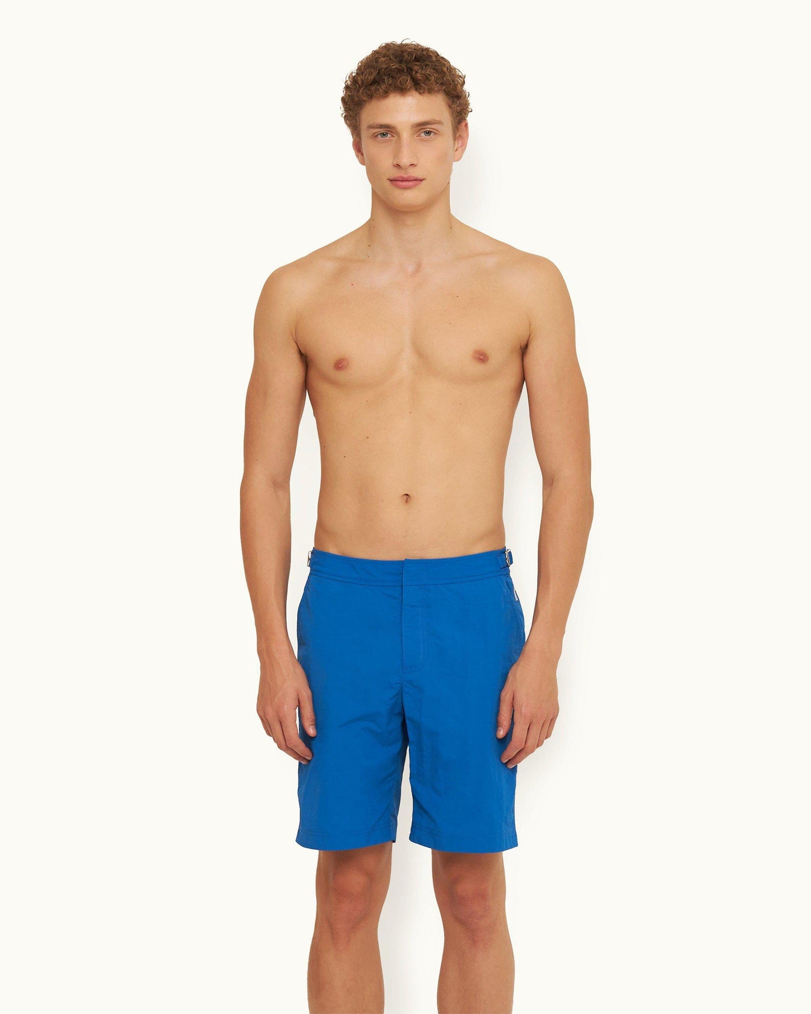 Dane Signal Blue Longest-Length Swim Shorts | Signal Blue