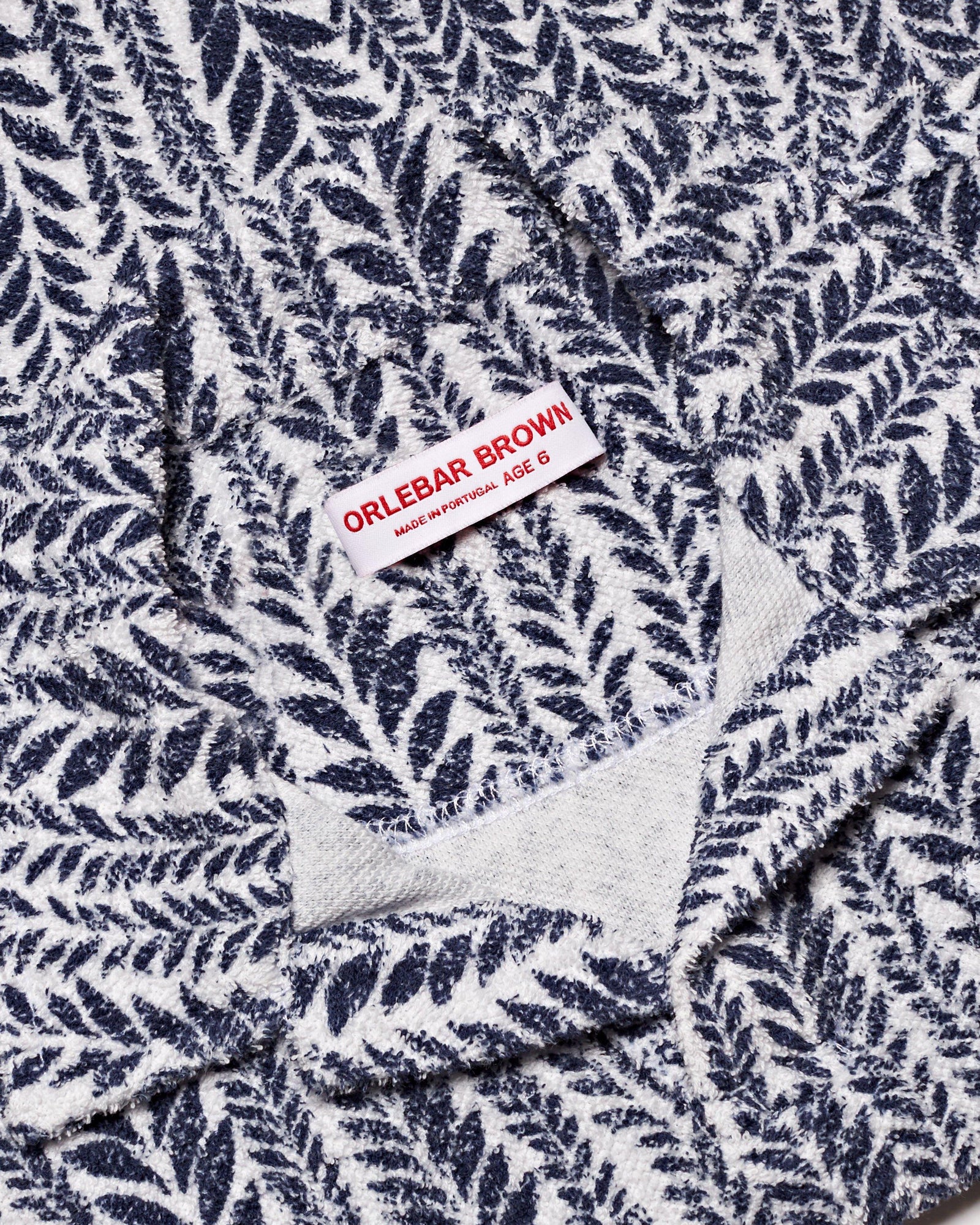 Kids | White/Lagoon Blue Fern Resort Polo Shirt | White/Lagoon Blue