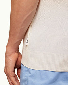 Men | Dr. No Knitted Polo Polo | Ivory