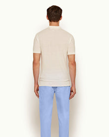 Men | Dr. No Knitted Polo Polo | Ivory