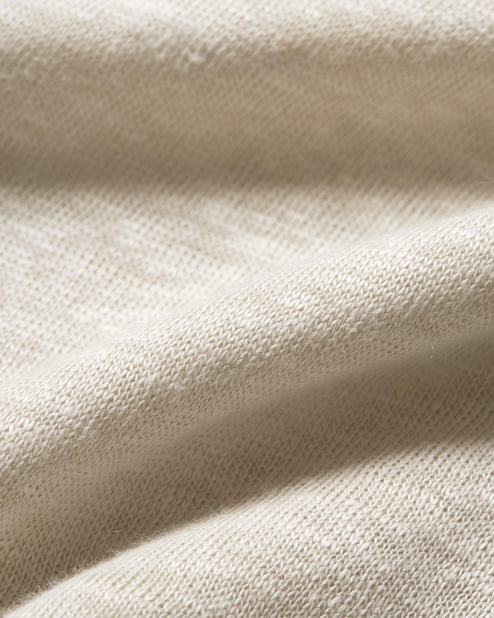 Felix Pebble Tailored Fit Long-Sleeve Slub Linen Polo Shirt | Pebble