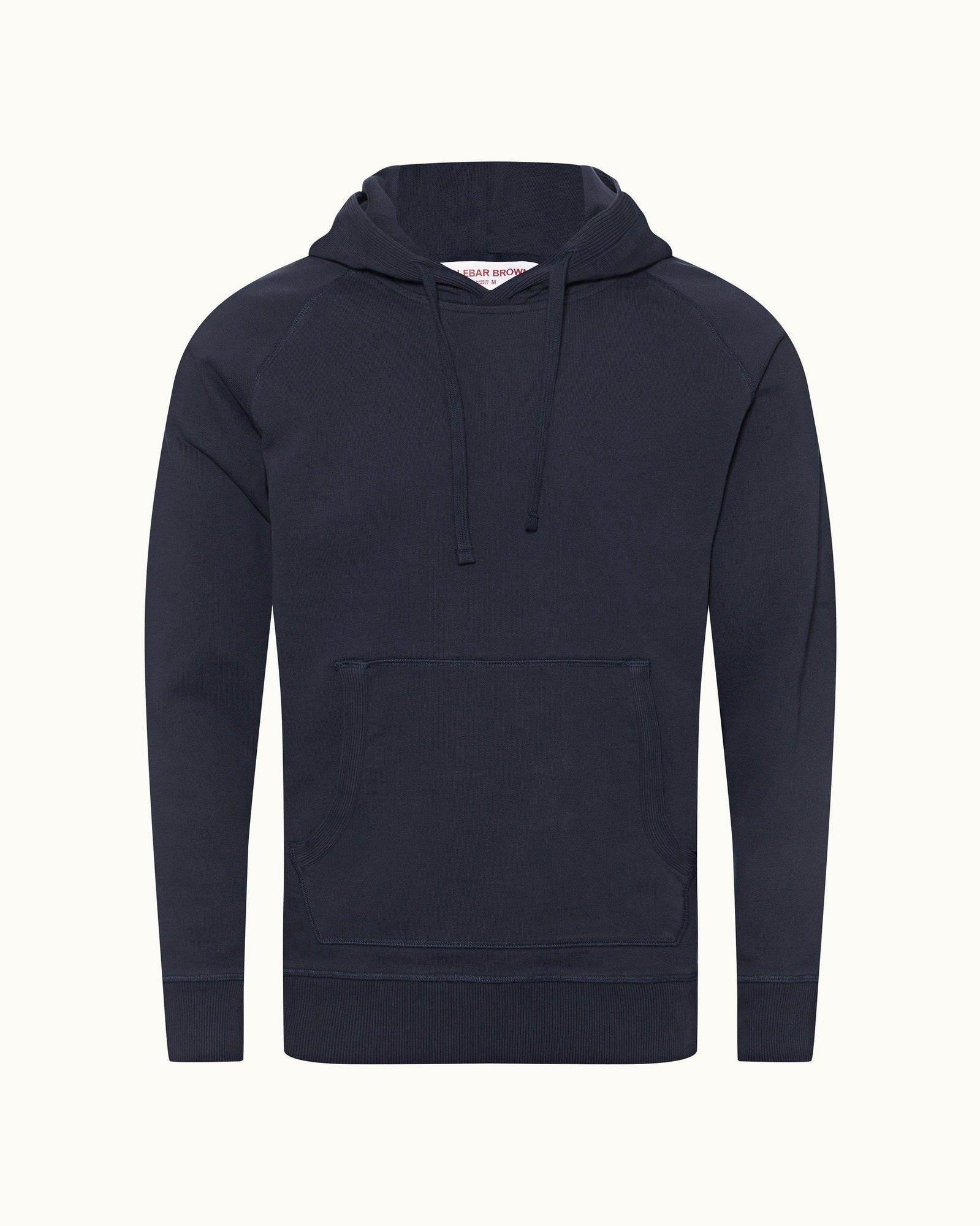 Night Iris Classic Fit Hooded Organic Cotton Sweatshirt | Night Iris