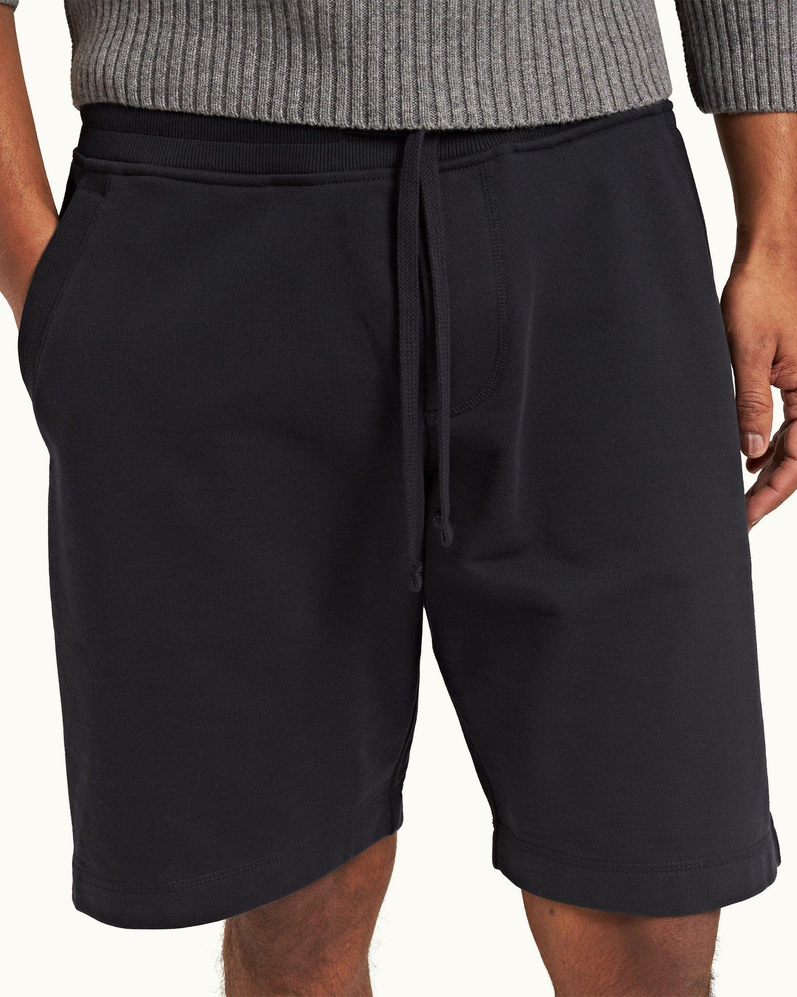 Night Iris Classic Fit Organic Cotton Sweat Shorts | Night Iris