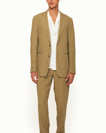 Men | Garret Linen Suit | Agave Green