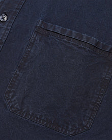 Indigo Denim Easy Fit Cotton Shirt | Indigo