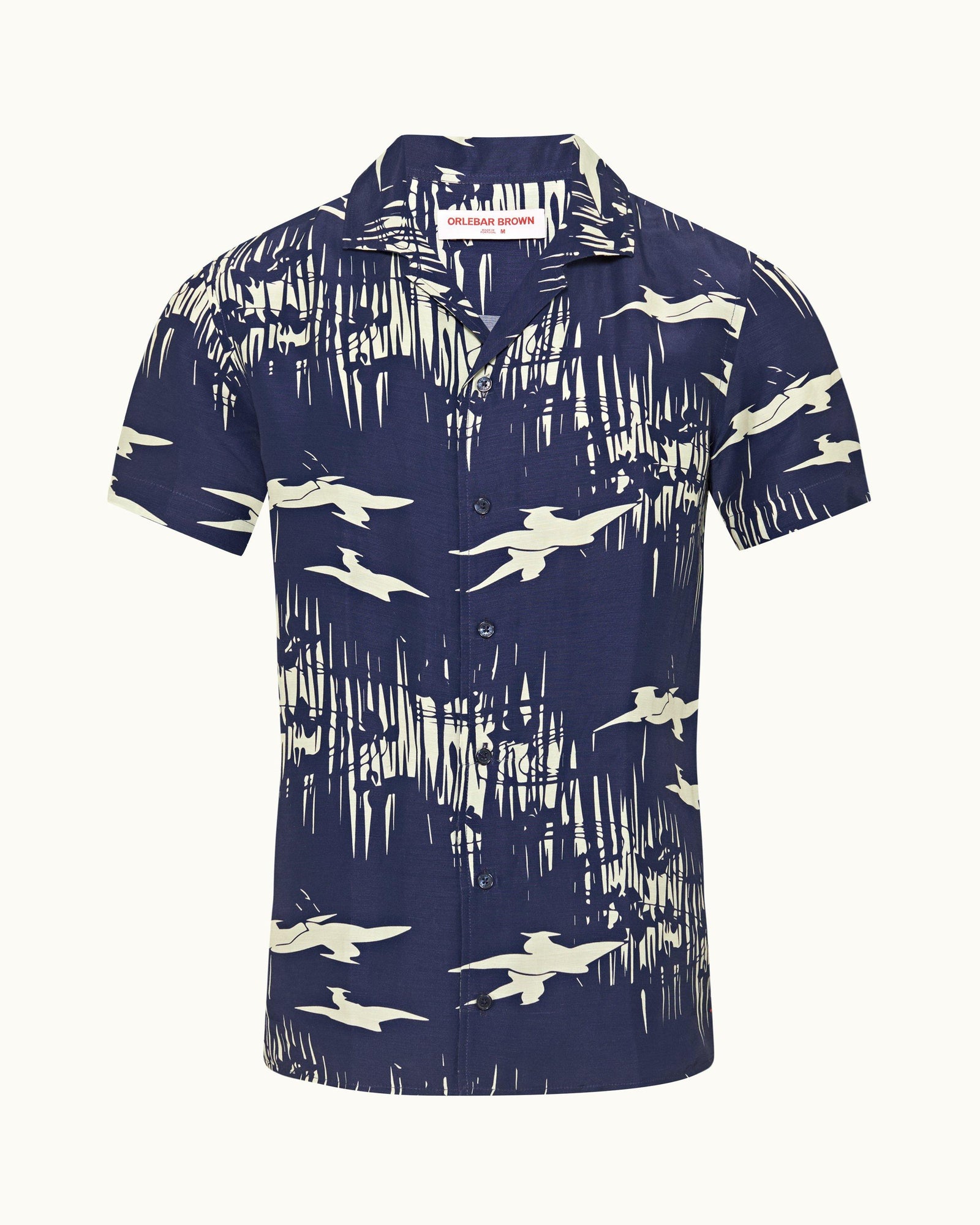 Hibbert Midnight Navy/Sea Mist Living Dream Capri Collar Shirt | Midnight Navy/Sea Mist
