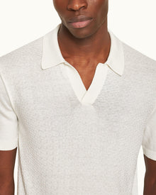 Men | Horton Pique Polo | White Sand