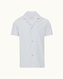 Men | Howell Towelling Shirt | Light Sky Pool