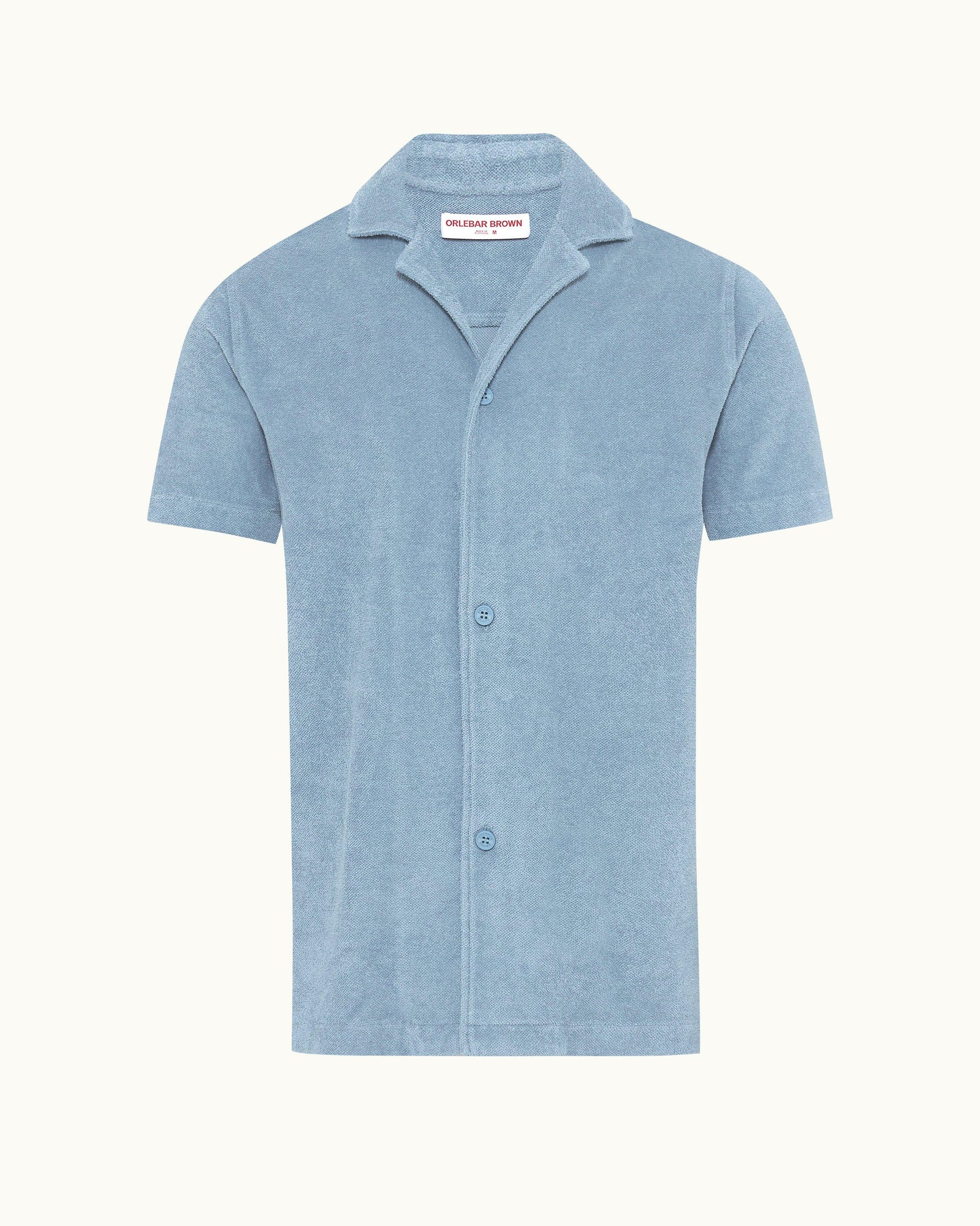 Men | Howell Towelling Shirt | Wish Blue