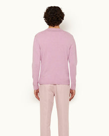 Lorca Cashmere Conch Pink Tailored Fit Cashmere Jumper | Conch Pink