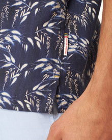 Men | Maitan Linen Shirt | Night Iris