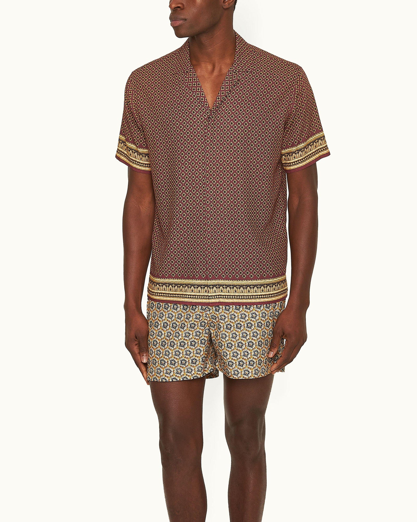 Men | Maitan Shirt | Copper Red
