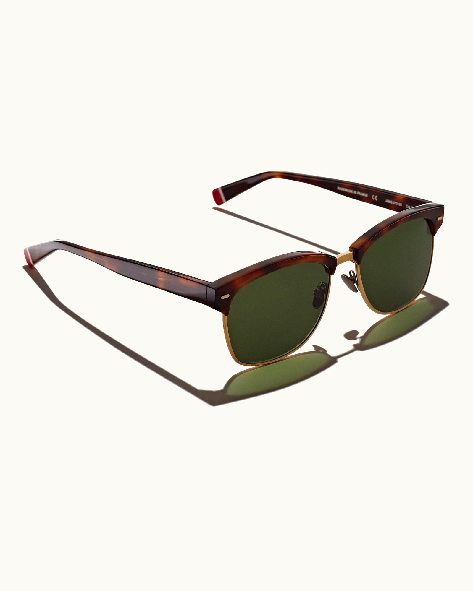 Matira Tortoiseshell Half-Wire Sunglasses | Tortoise Shell
