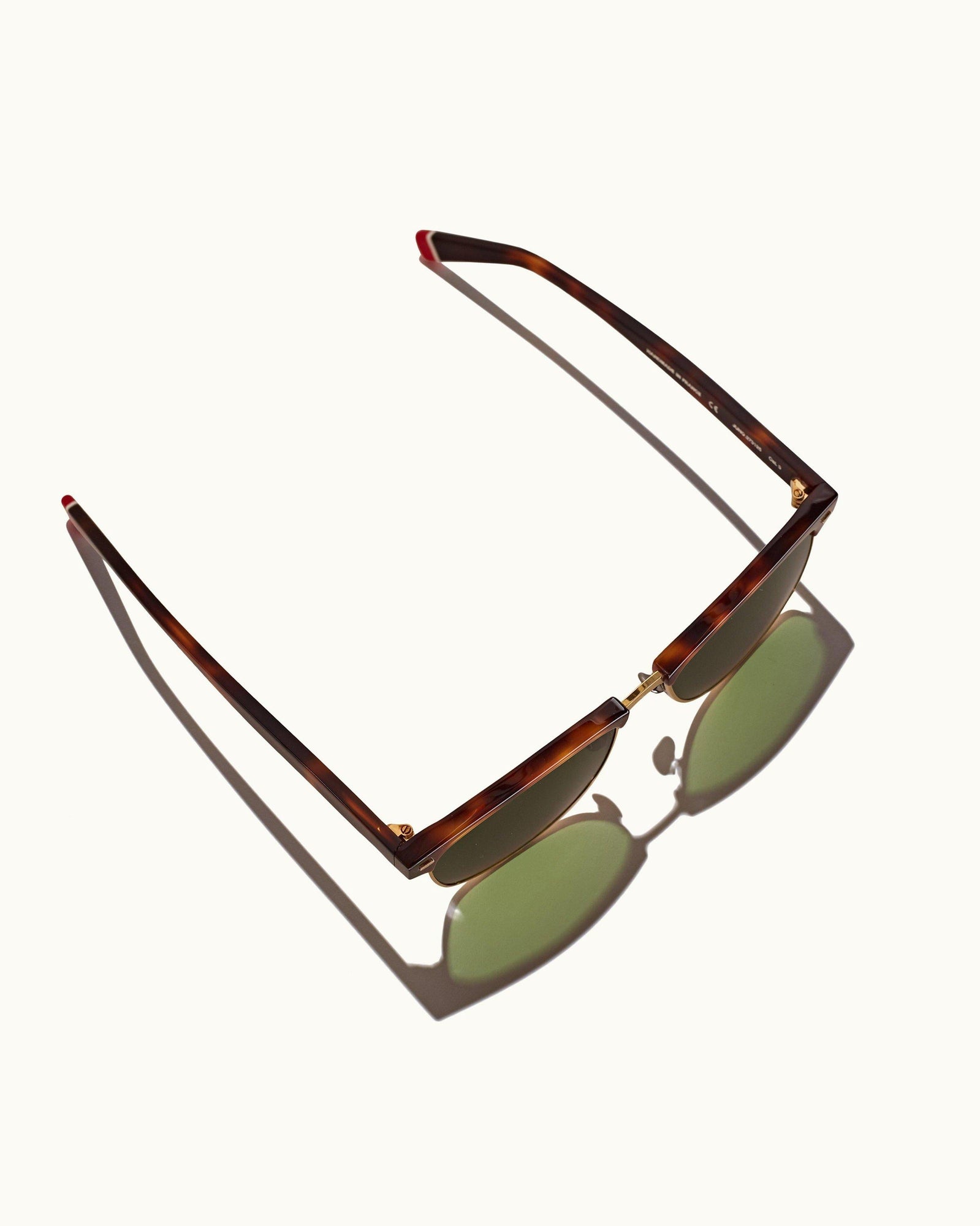Matira Tortoiseshell Half-Wire Sunglasses | Tortoise Shell