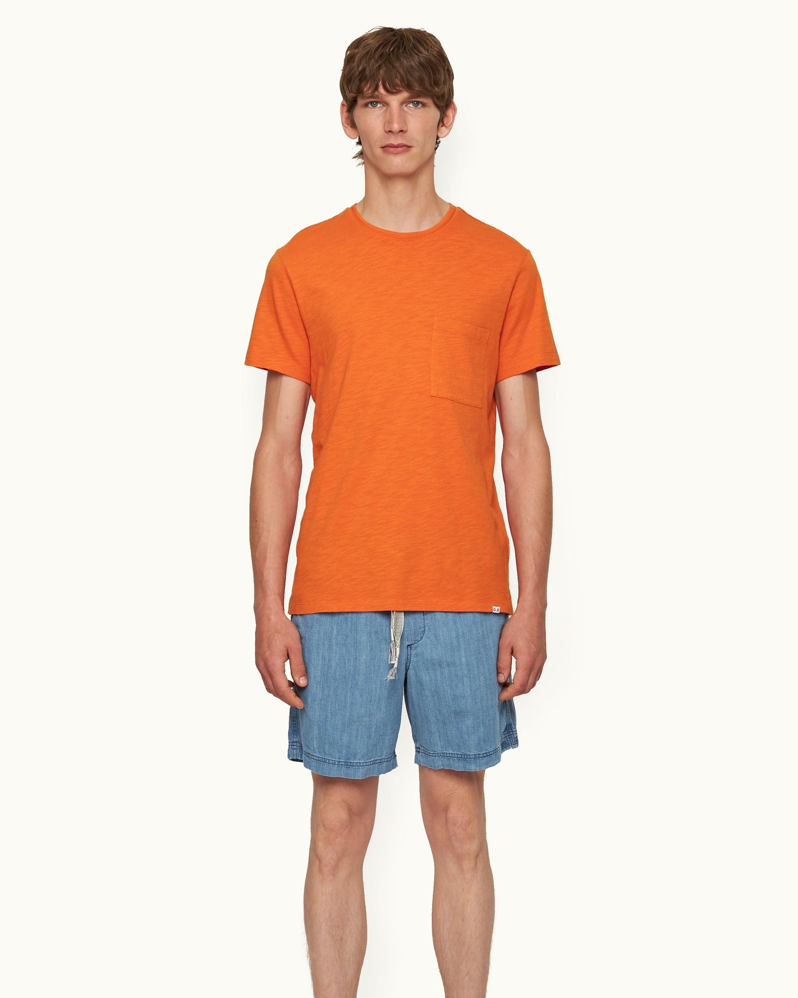 Tiger Lily Classic Fit Crewneck Garment Dye Cotton T-shirt | Tiger Lily