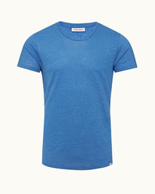 Tidal Tailored Fit Crew Neck Linen T-Shirt | Tidal