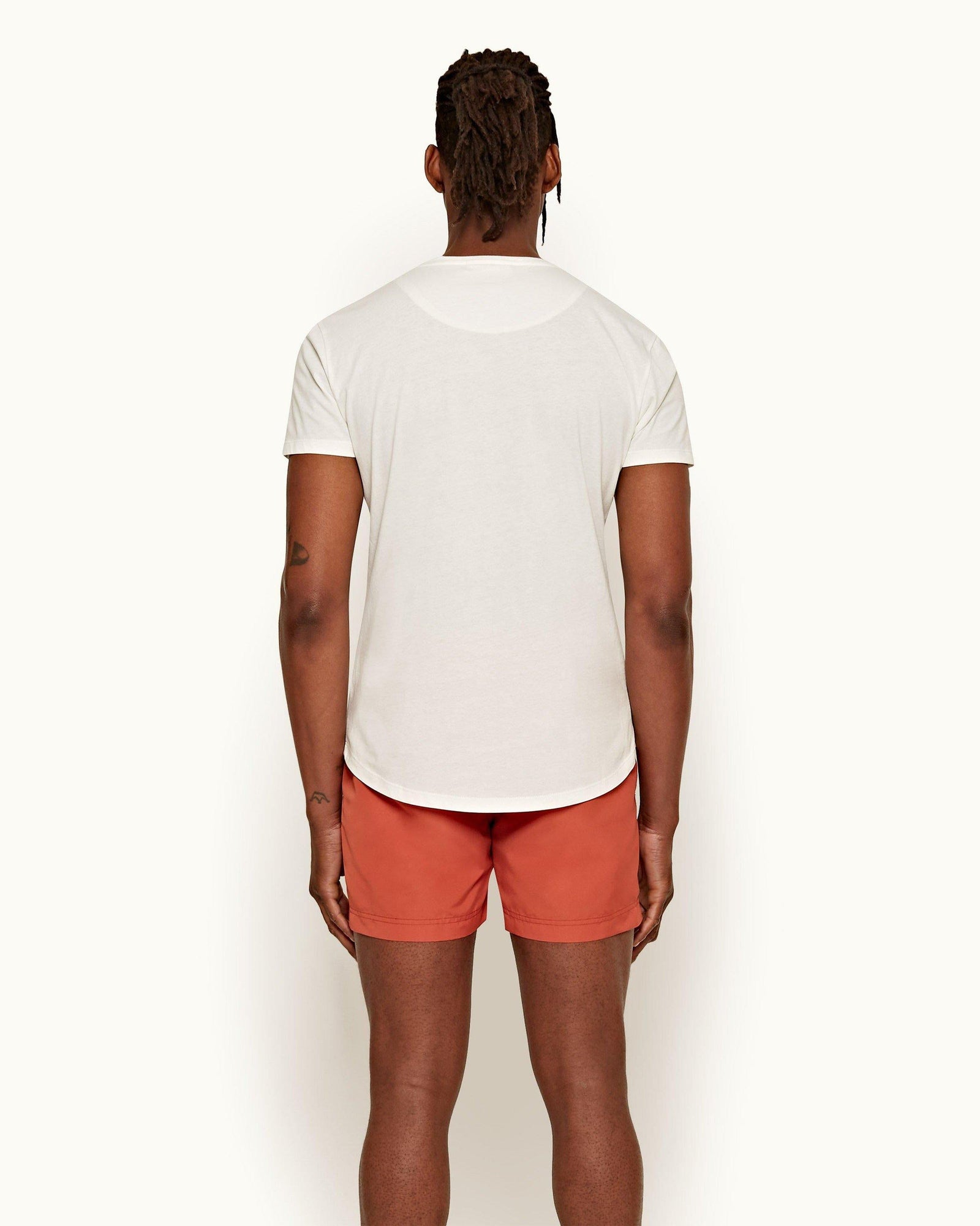 Ob-T Cloud Wild Roses Logo Tailored Fit Crew Neck T-Shirt | Cloud