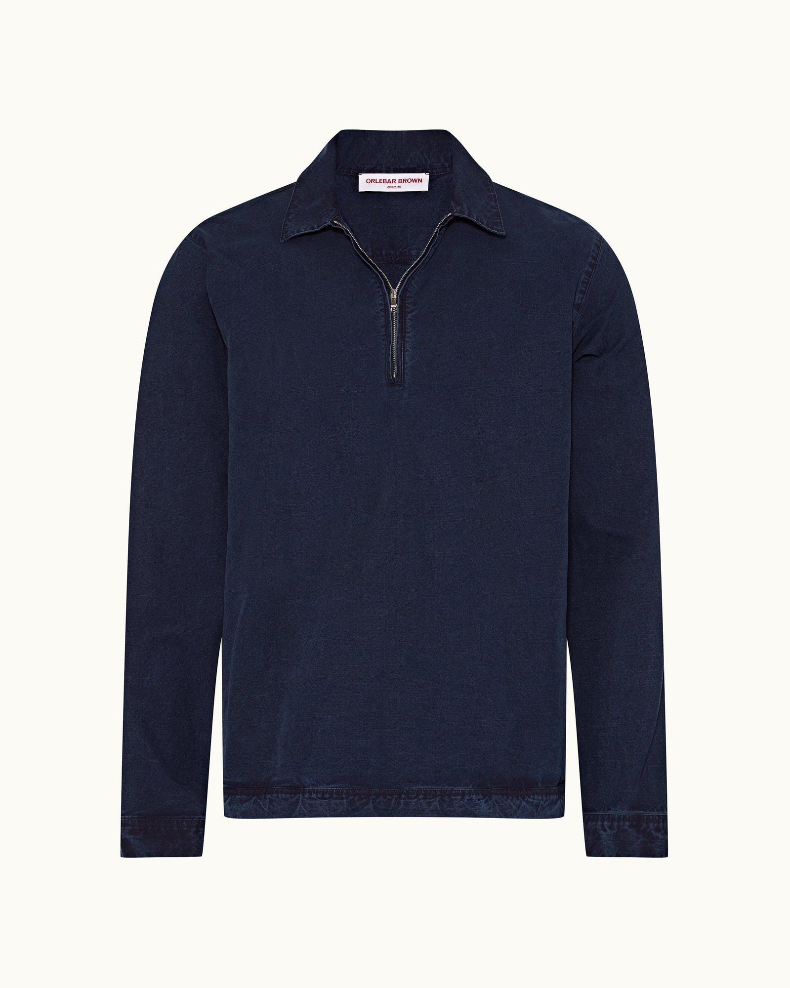 Indigo Relaxed Fit Overhead Denim Cotton Smock | Indigo