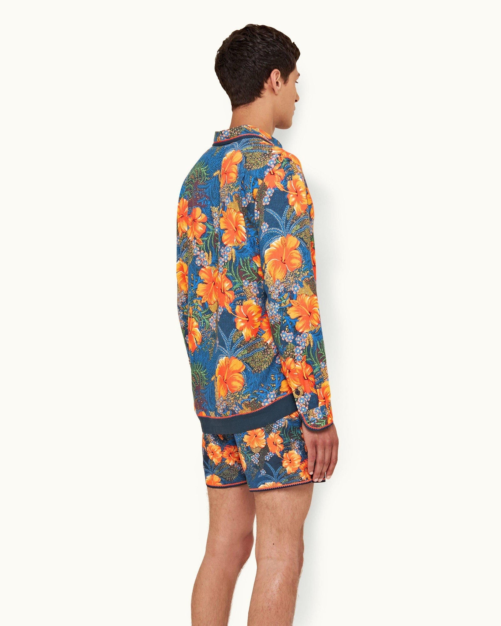 Multi Club Tropicana Print Classic Collar Shirt | Multi