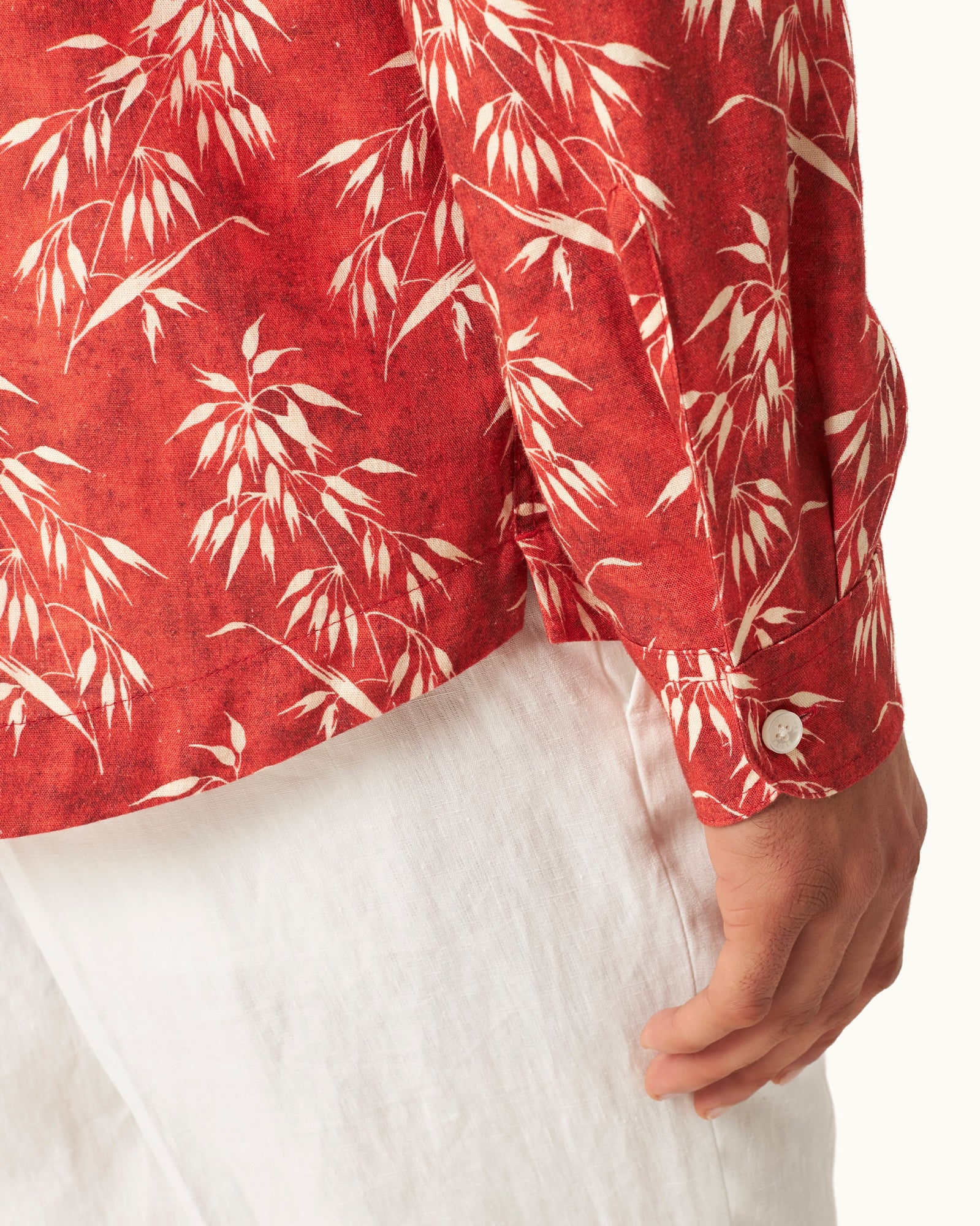 Men | Ridley Shirt | Summer Red/White Sand