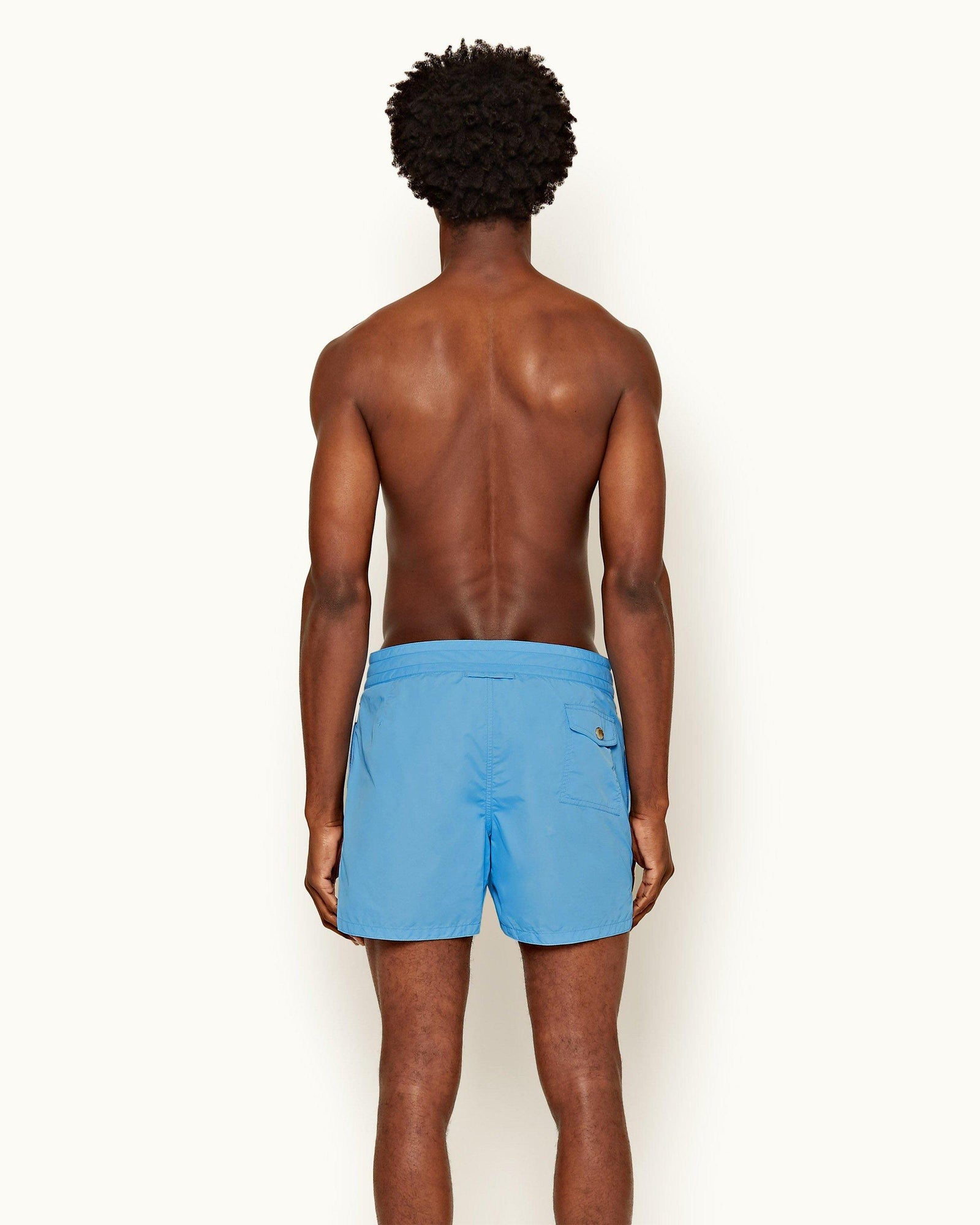 Setter Bright Sky Blue Shorter-Length Swim Shorts | Bright Sky