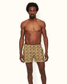 Shimmer Sunny Paisley Shorter-Length Swim Shorts | Shimmer