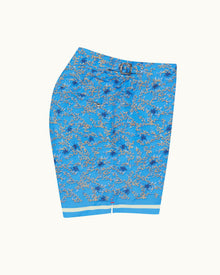 Setter Wonder Full Print Shorter-Length Swim Shorts Woven In France in Springfield Blue | Springfield Blue