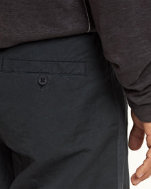 Shadow Relaxed Fit Side Panel Cotton-Linen Shorts | Shadow