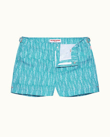 Springer Veranda/White Fern Shortest-Length Swim Shorts | Veranda/White