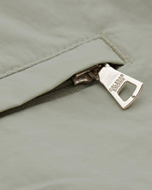 Cliff Grey Mid-Length O.B Stripe Drawcord Swim Shorts | Cliff Grey