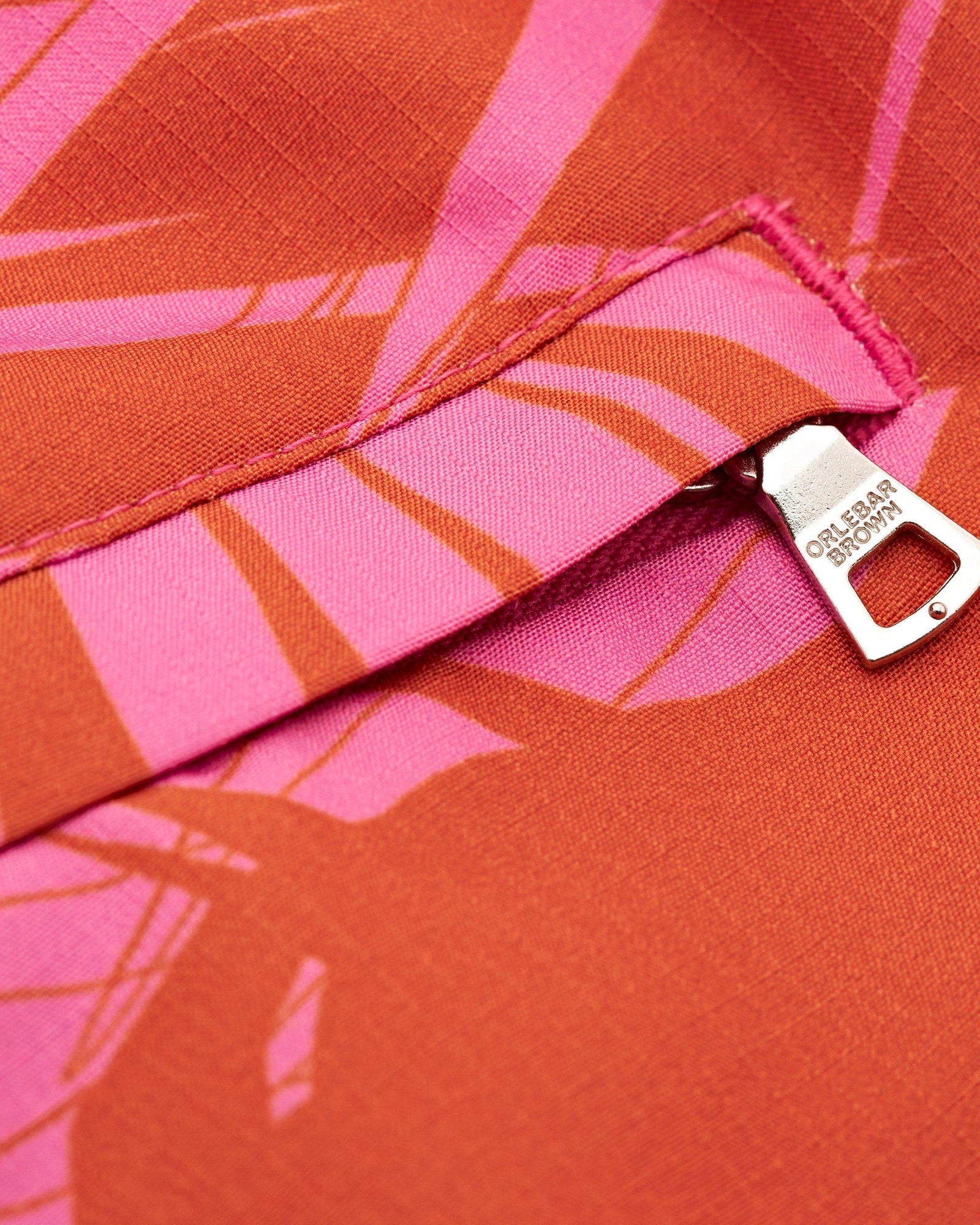 Candy Palmetto Print Mid-Length Drawcord Swim Shorts | Candy