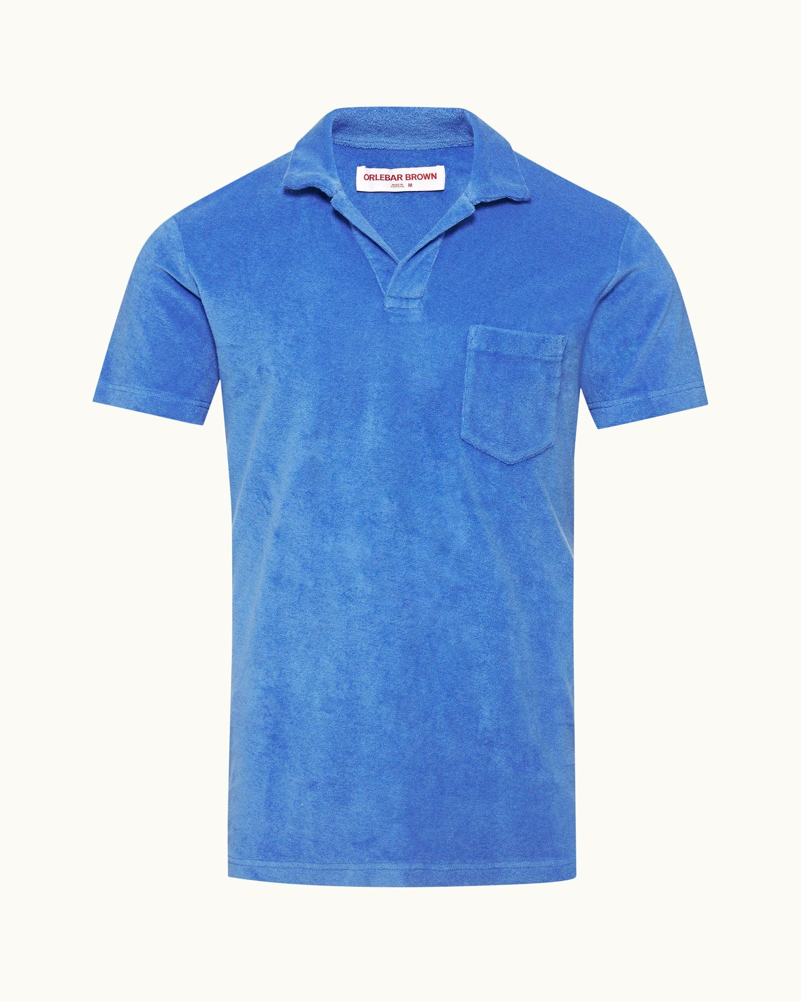 Tidal Tailored Fit Organic Cotton Towelling Resort Polo Shirt | Tidal