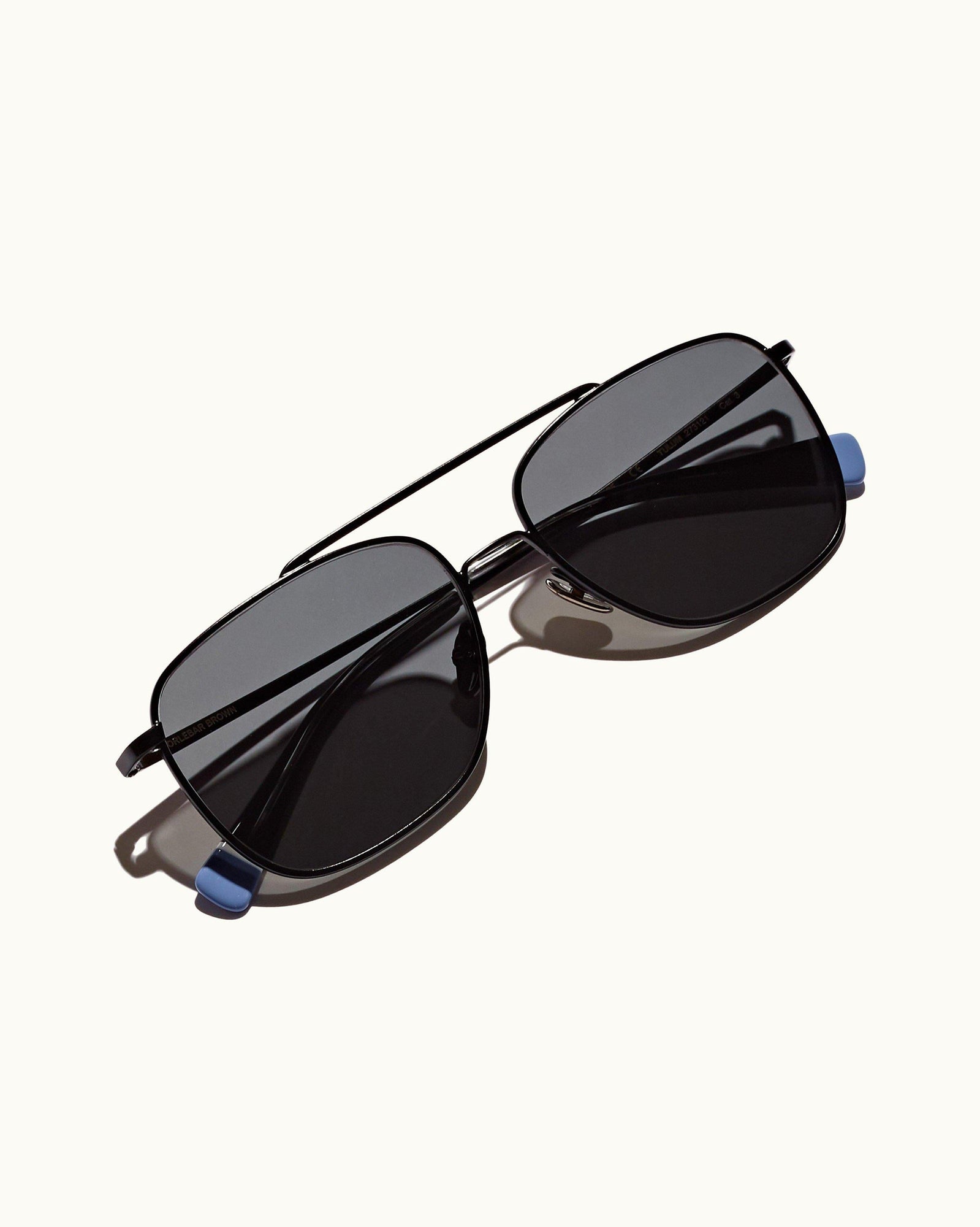 Tulum Satin Black Square Frame Sunglasses | Satin Black