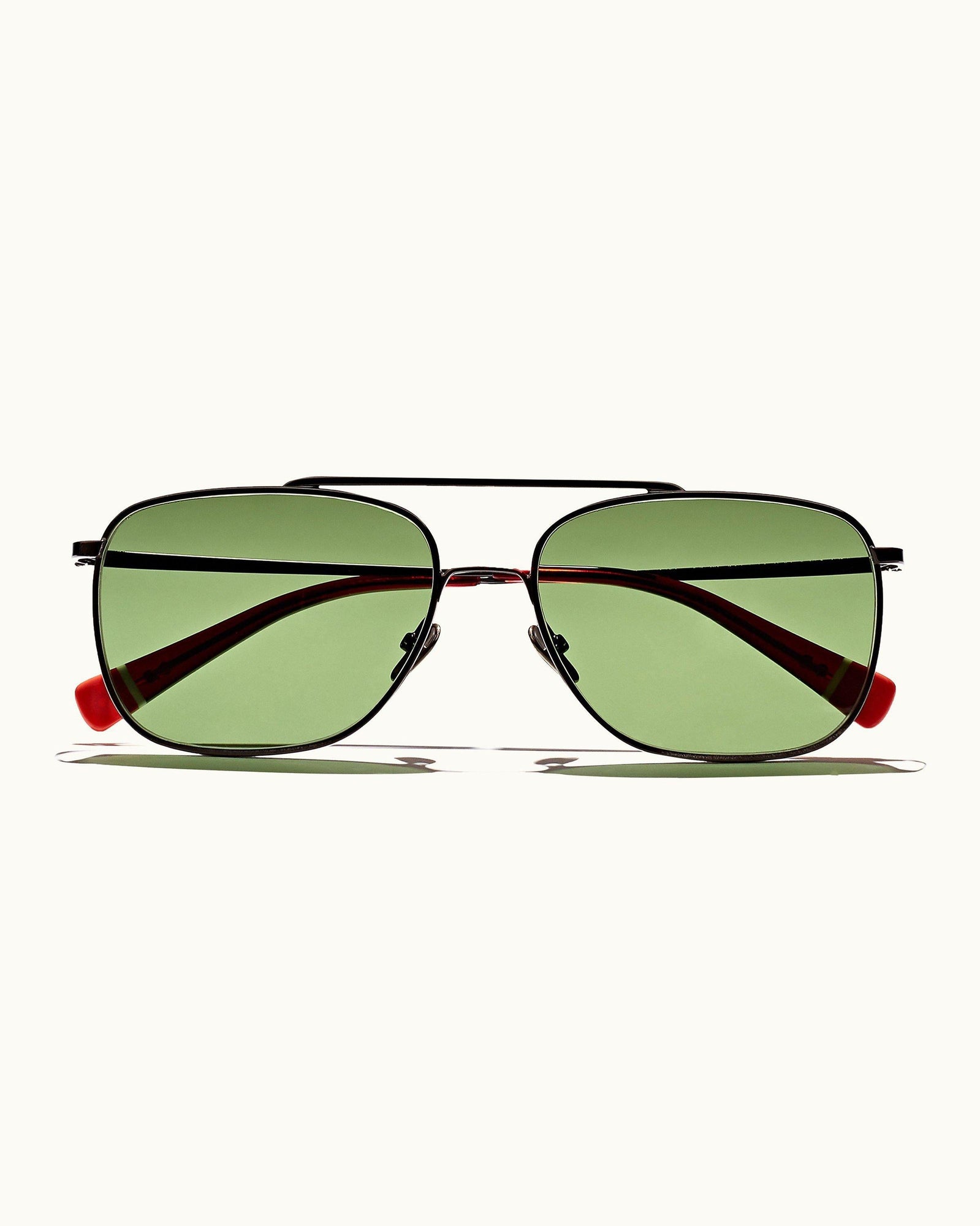 Tulum Shiny Anthracite Square Frame Sunglasses | Shiny Anthracite