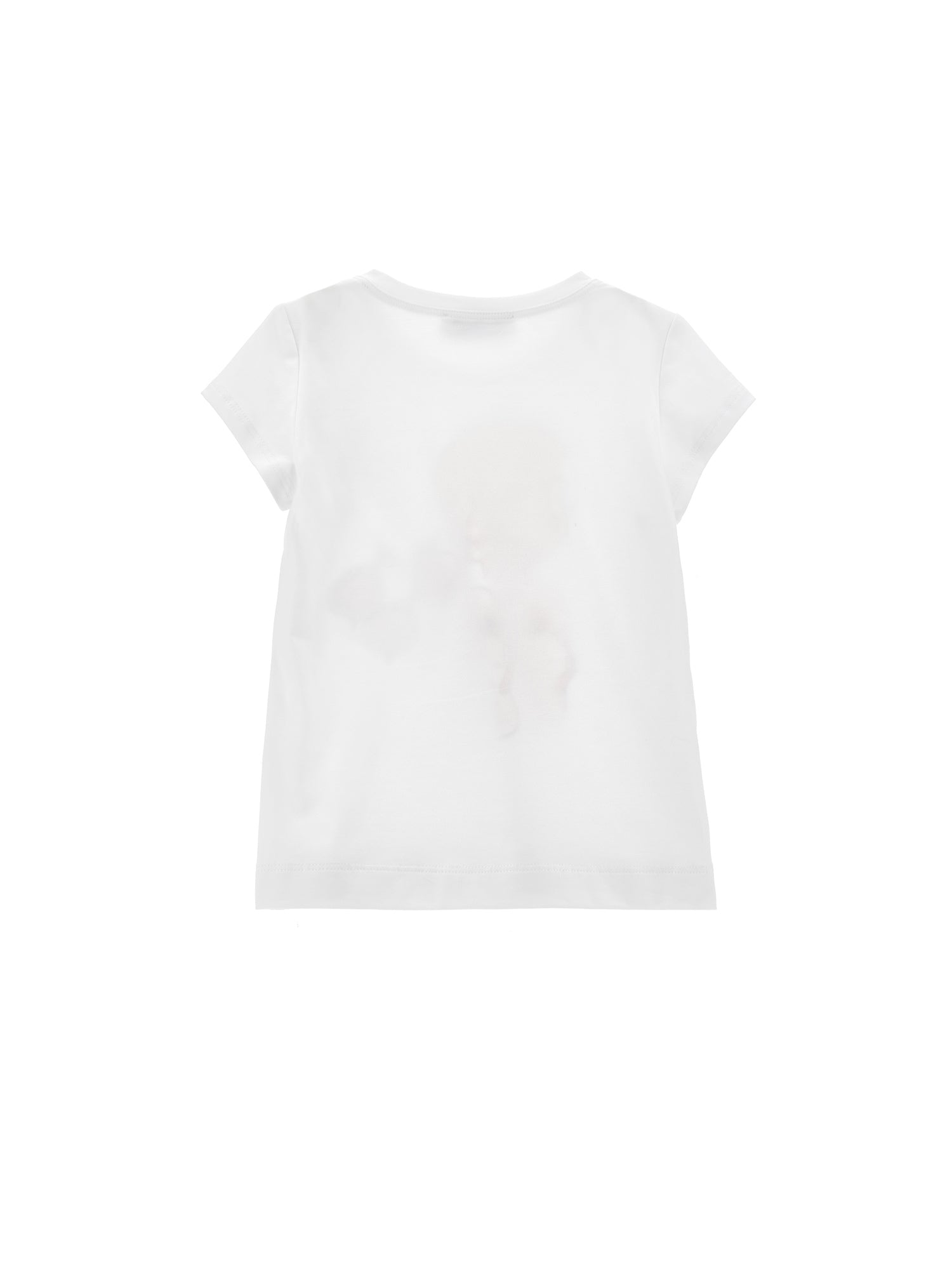Girls | Beach Time Jersey T-Shirt | White/Red