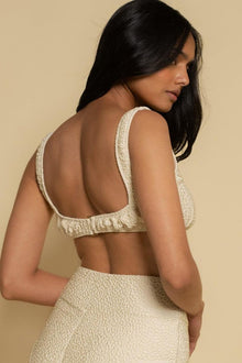 Zoe Sport Top | Oat Texture