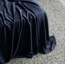 Signature Bamboo Flat Sheet, King/Cal King | Ocean Blue