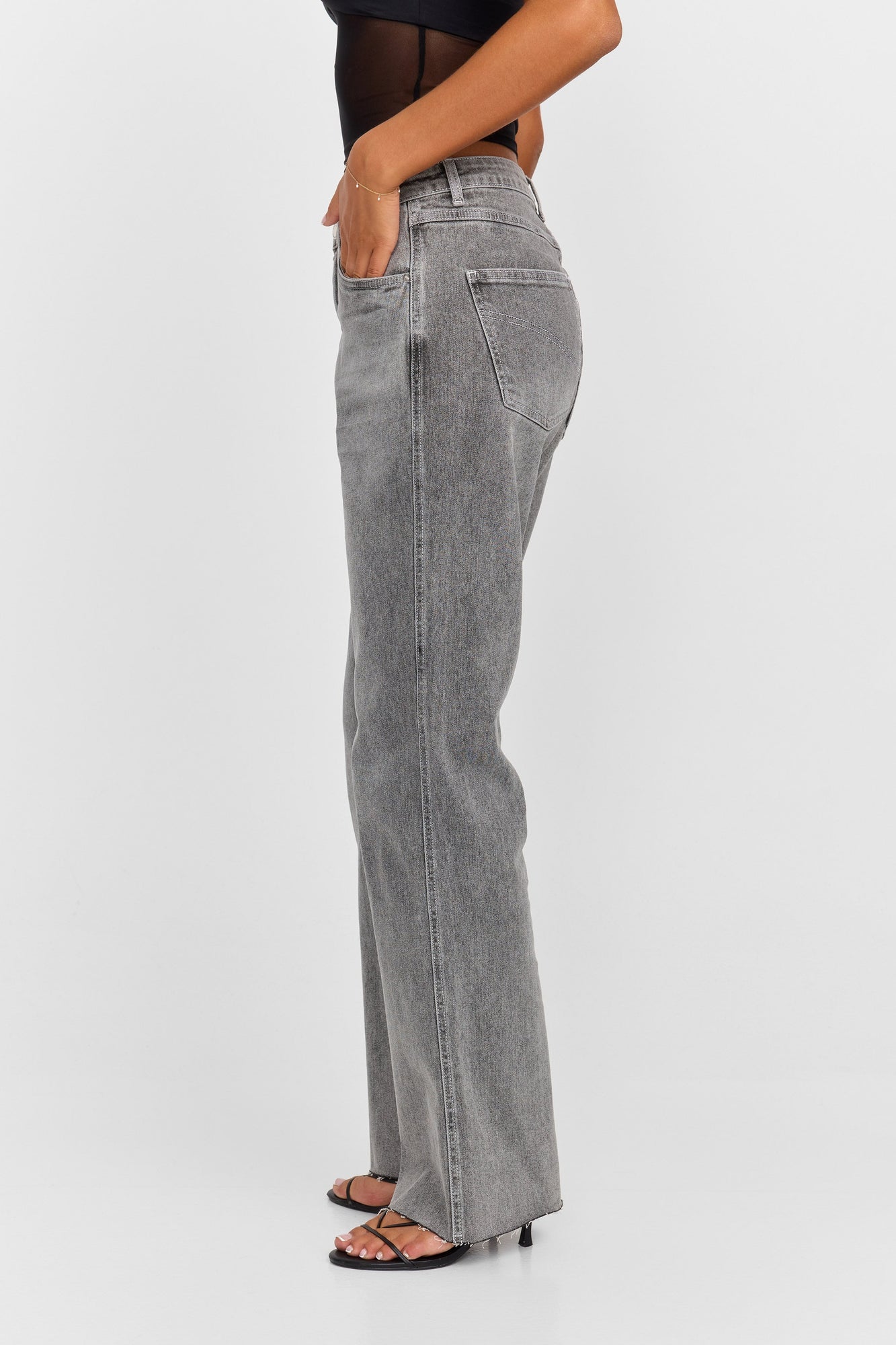 Odessa Jean | Grey Denim