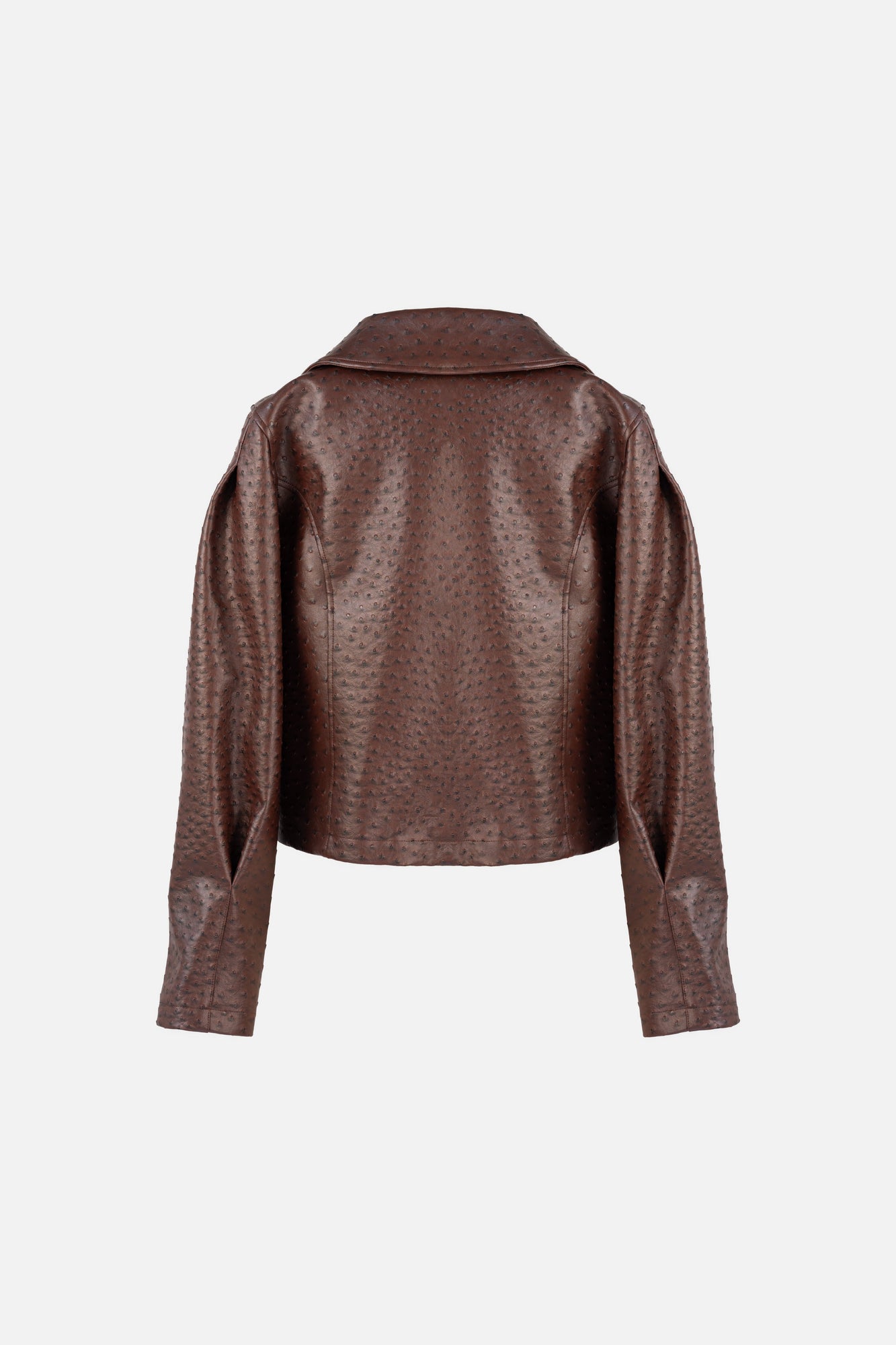 Oliver Ostrich Jacket | Mahogany