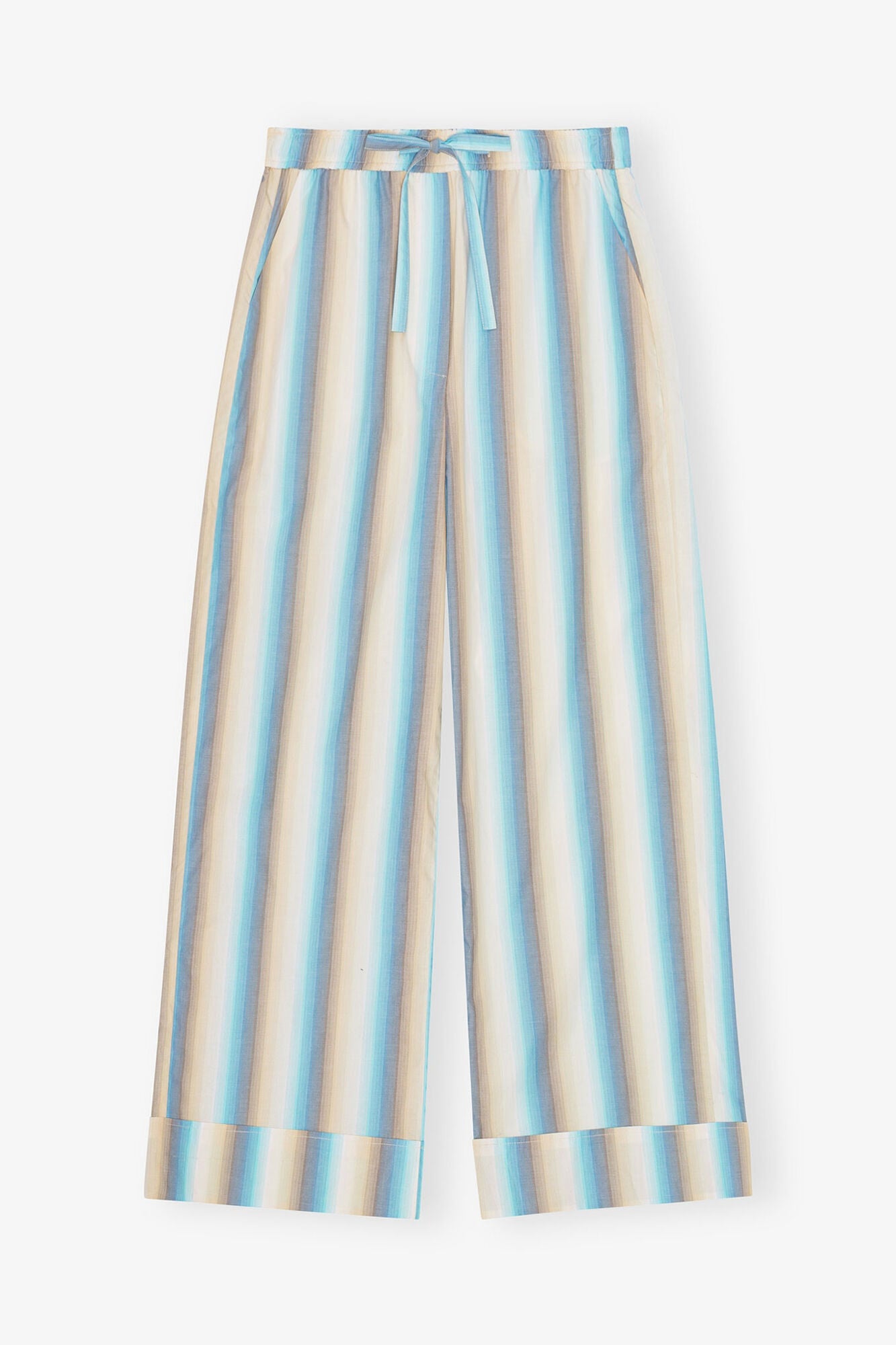 Ombre Stripe Elasticated Trousers | Multicolour