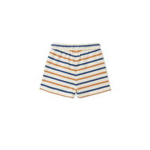 Unisex | Organic Cotton Shorts | Mustard/Navy Stripe