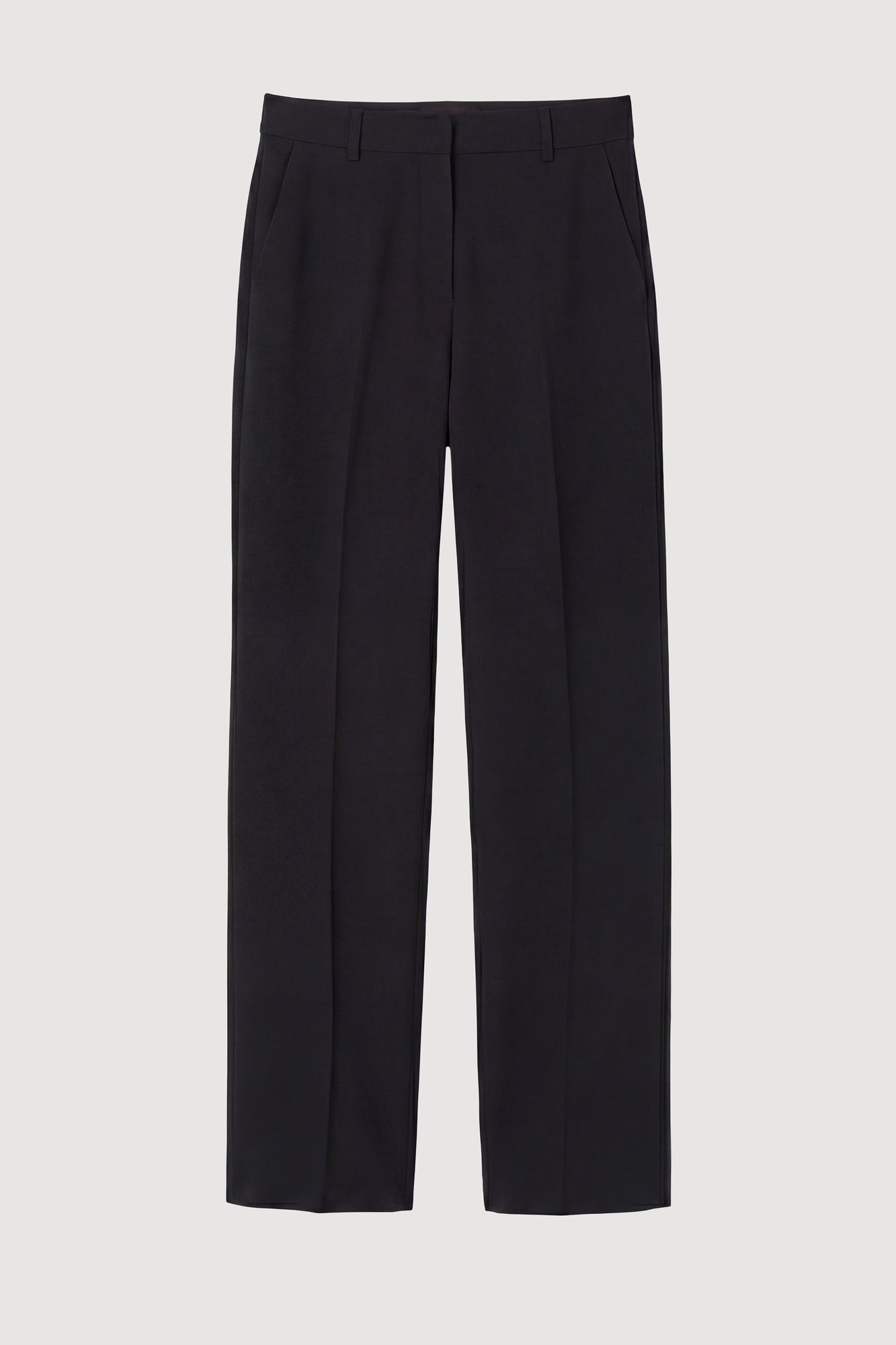 Orion Double-Pleated Tailored Pant (Petite) - Flat