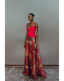 Oro Pants | Corda Foil Print