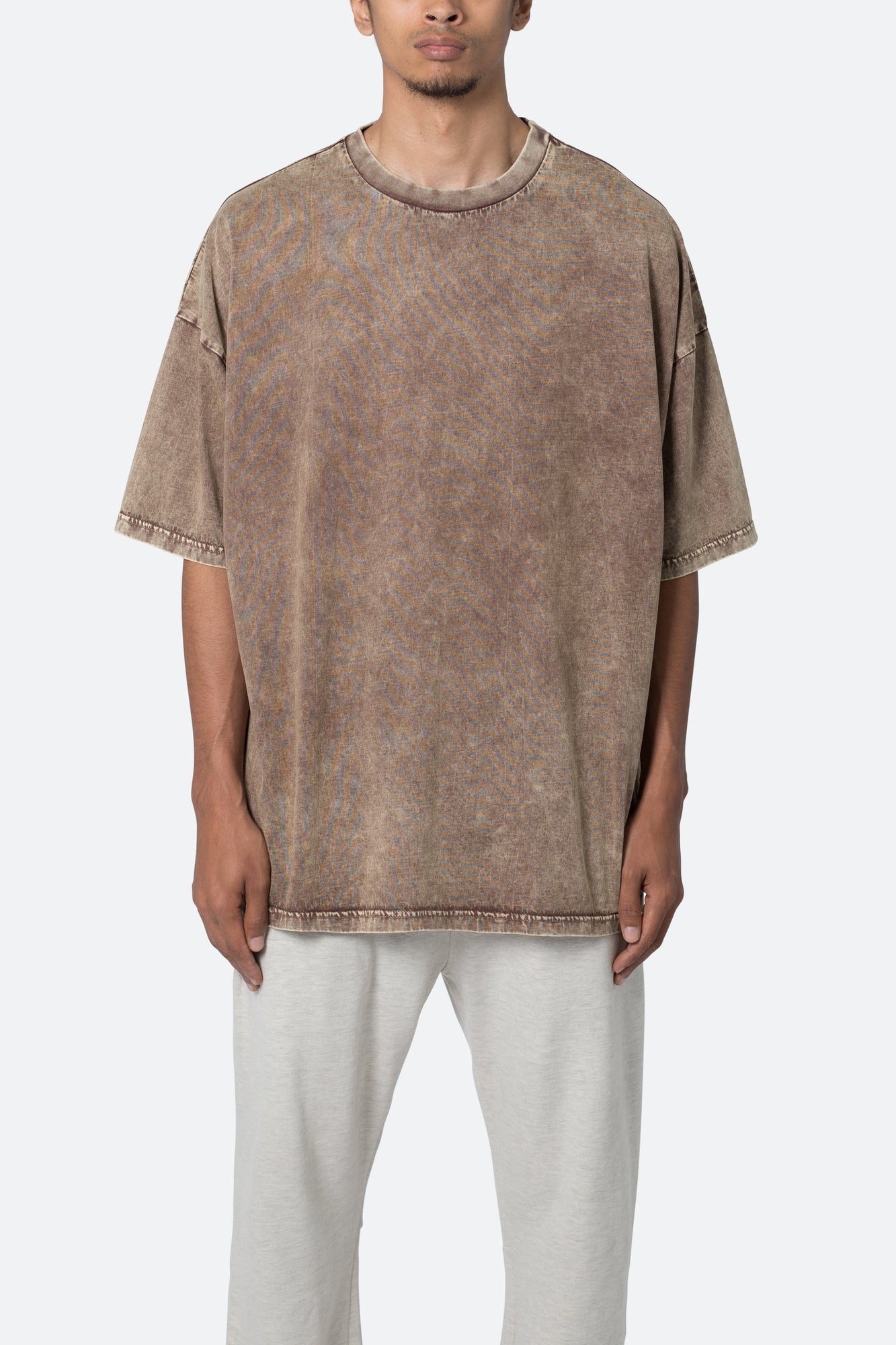 Oversized Acid Tee | Brown