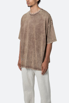 Oversized Acid Tee | Brown