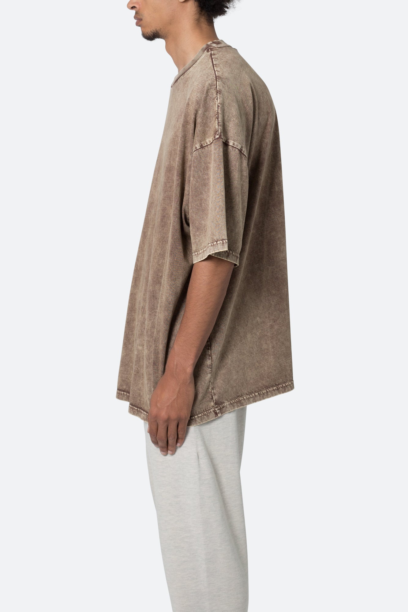Oversized Acid Tee | Brown